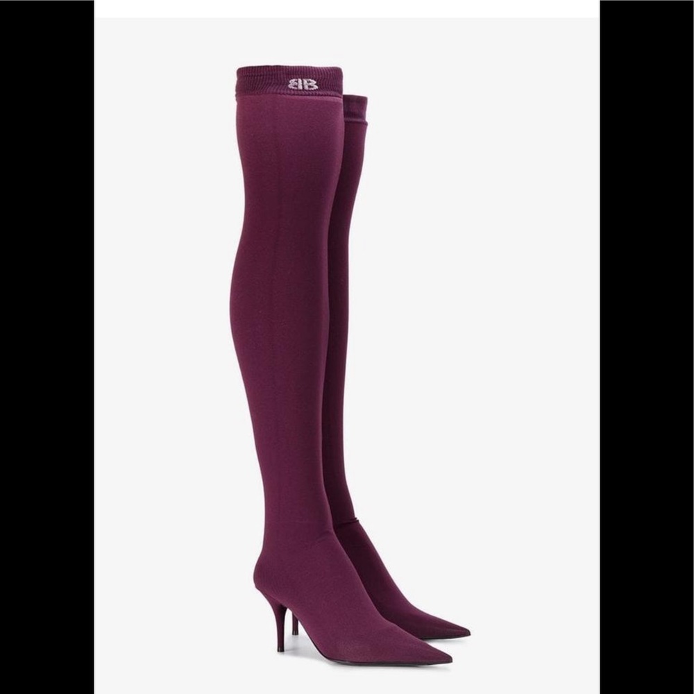 Balenciaga over the knee Sock Knife  Boots